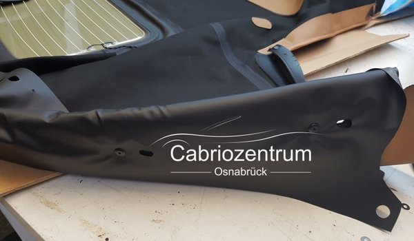Mazda MX5 NA Verdeck PVC schwarz (farbig bitte anfragen) mit Reißverschluß