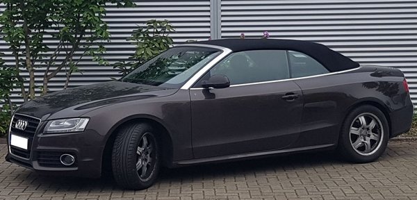 Verdeckbezug Audi A5 schwarz incl. Montage